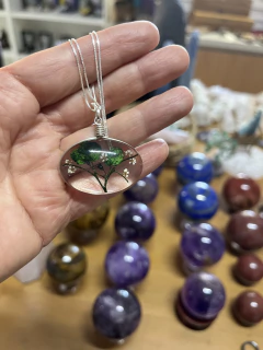 Biojóia Pingente Plantas Naturais - 01 - loja online