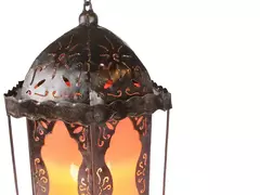 Pendente Marroquino Aladin Laranja - Sementes das Estrelas