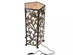 Luminária de Mesa Renda Folhas