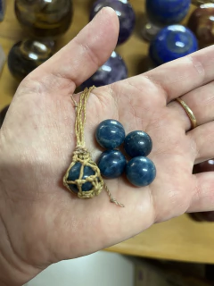 Conta de Apatita Azul - loja online