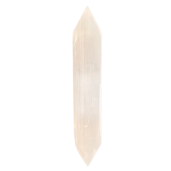 Bastão Energético - Selenita Branca Biterminado - comprar online