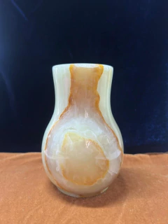 Vaso de Alabastro em Ônix - 15F.1 - Sementes das Estrelas