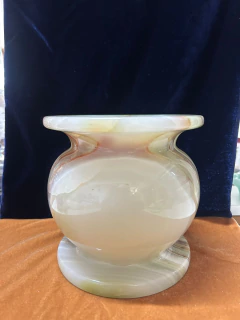 Vaso de Alabastro em Ônix - 25F - Sementes das Estrelas