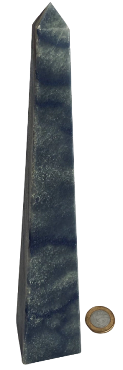 Obelisco Quartzo Azul 930g na internet