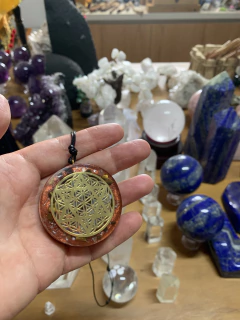 Hexagrama Flor da vida - Orgonite - comprar online