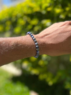 Pulseira de contas de Lápis Lazúli - comprar online
