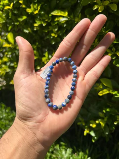 Pulseira de contas de Lápis Lazúli