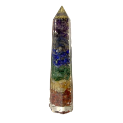 Obelisco Orgonite dos 7 Chakras - comprar online