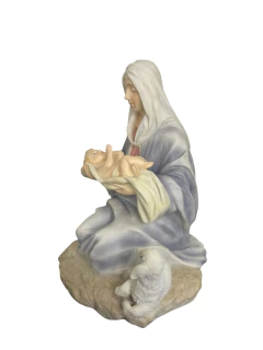 Estatueta Mãe Maria e Menino Jesus na internet