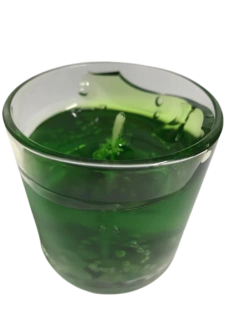 Vela Gel dos 7 Chakras Perfumada Verde