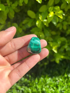 Pedra de Malaquita Polida