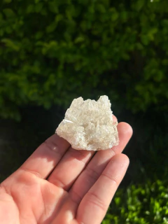 Drusa de Cristal Lemuriano - 52g - Sementes das Estrelas