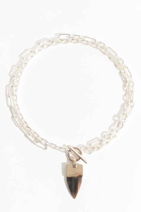 Collar Tehuelche Plata - comprar online