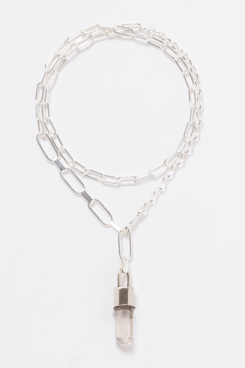 Collar Cosquin Plata Cuarzo