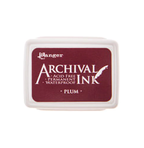 MINI ALMOHADILLA DE TINTA INK COLOR PLUM ARCHIVAL RANGER