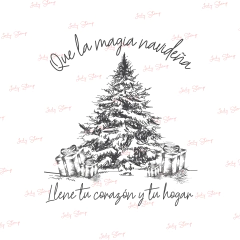 N807 - Arbol magia navideña