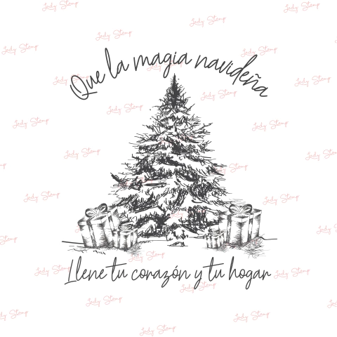 N807 - Arbol magia navideña