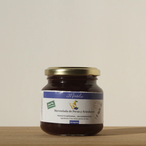 Mermelada de Peras y Arándanos