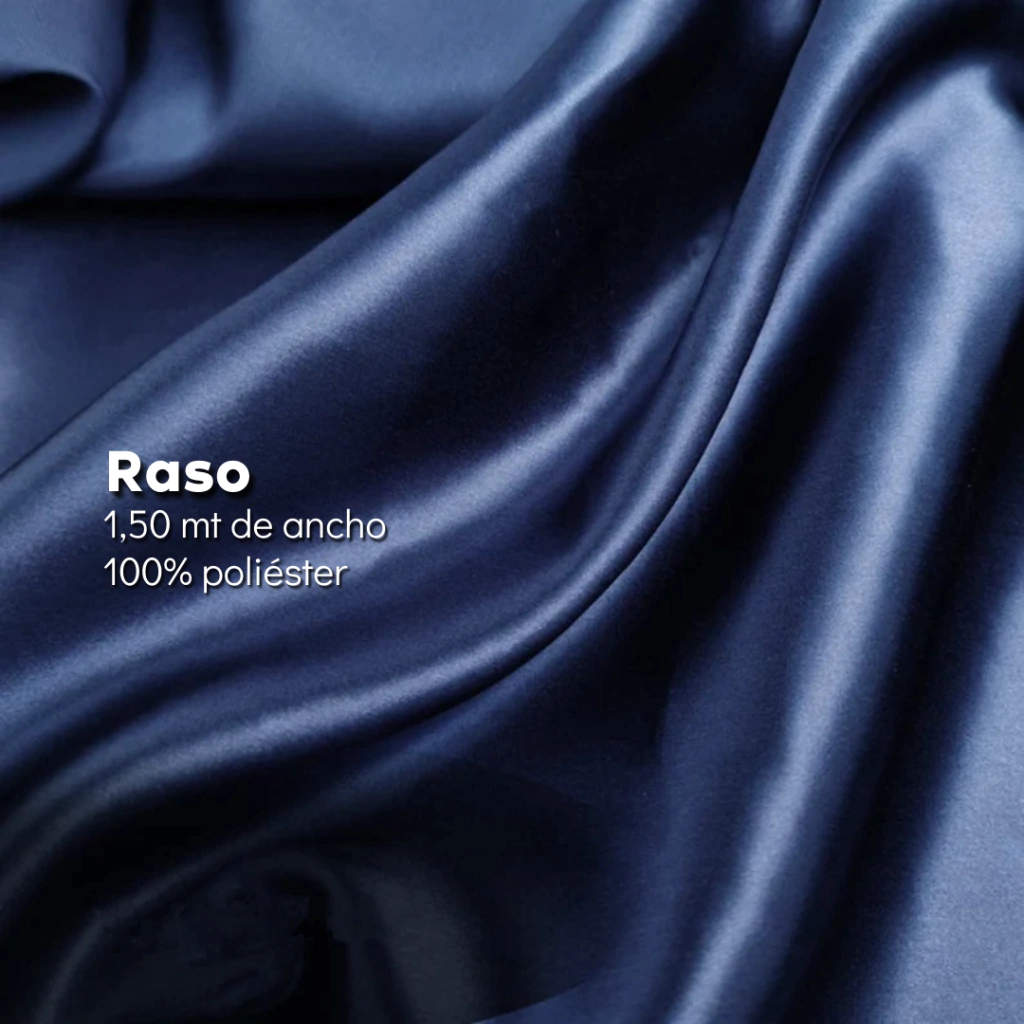 Raso común 1,50 Azul marino