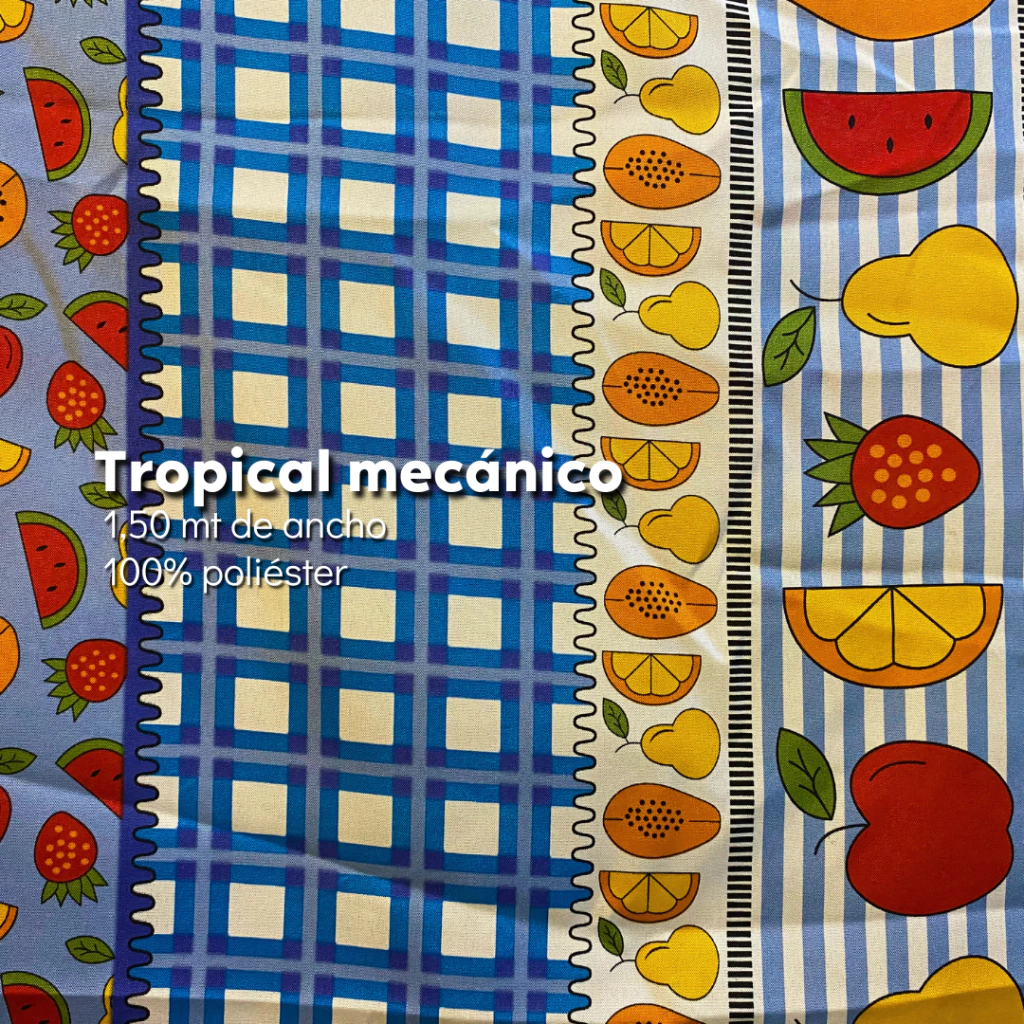Tropical mecánico estampado 1,50