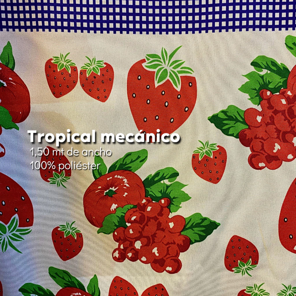 Tropical mecánico estampado 1,50