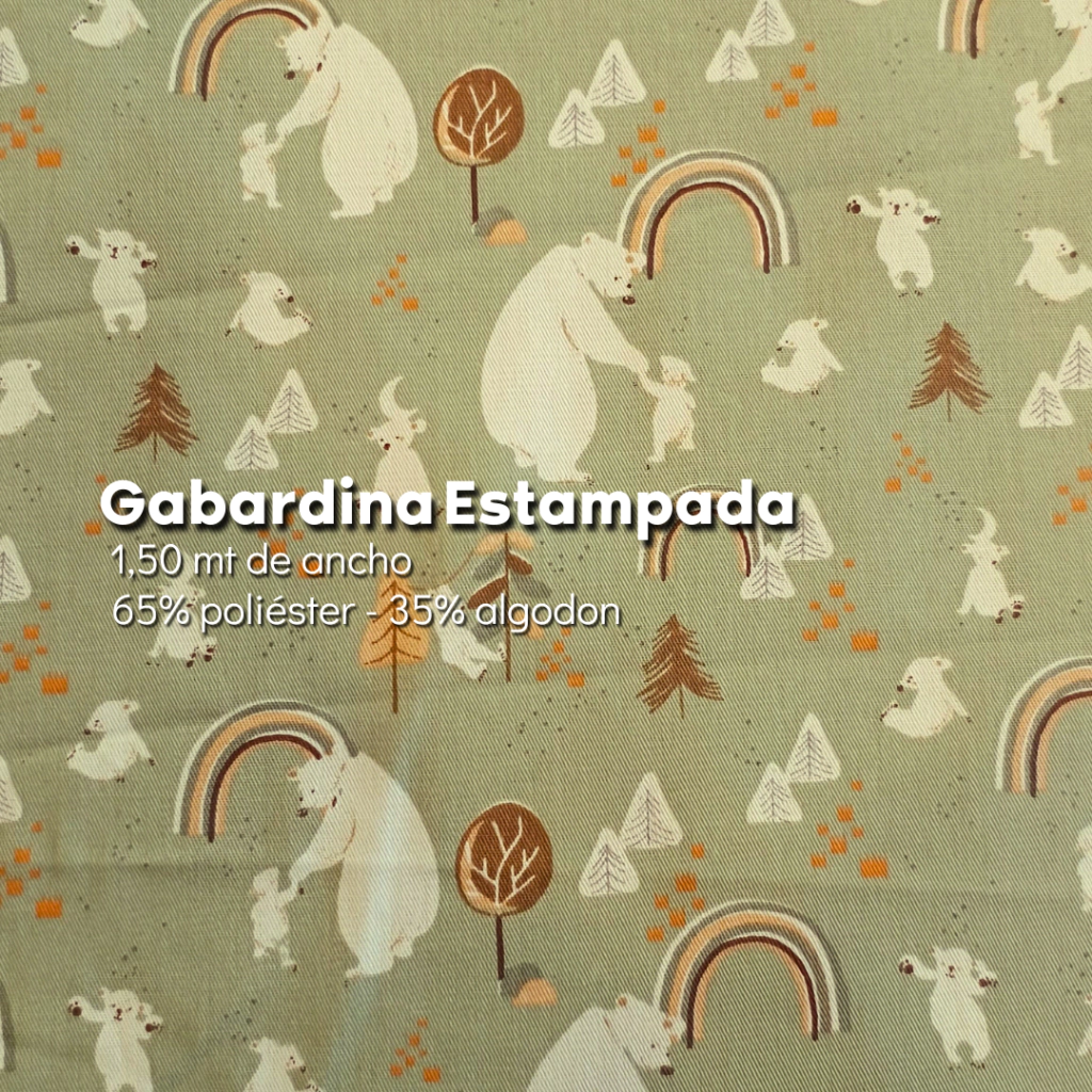 Gabardina Estampada Infantil