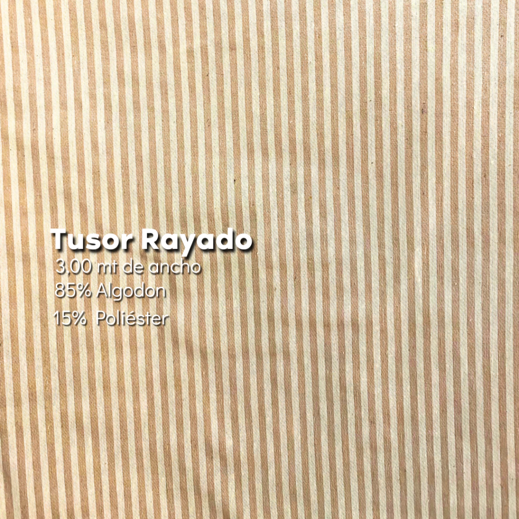 Tusor Mil Rayas Beige