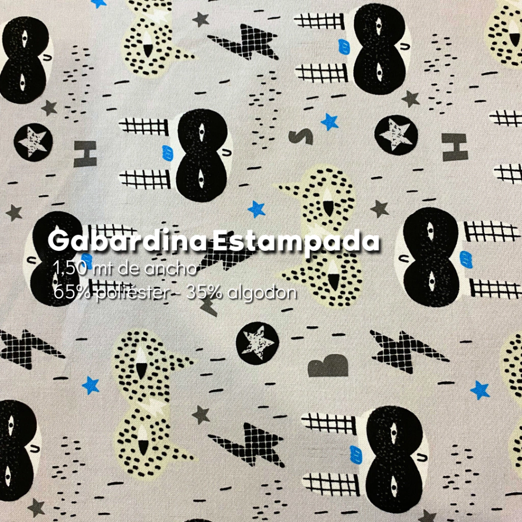 Gabardina Estampada