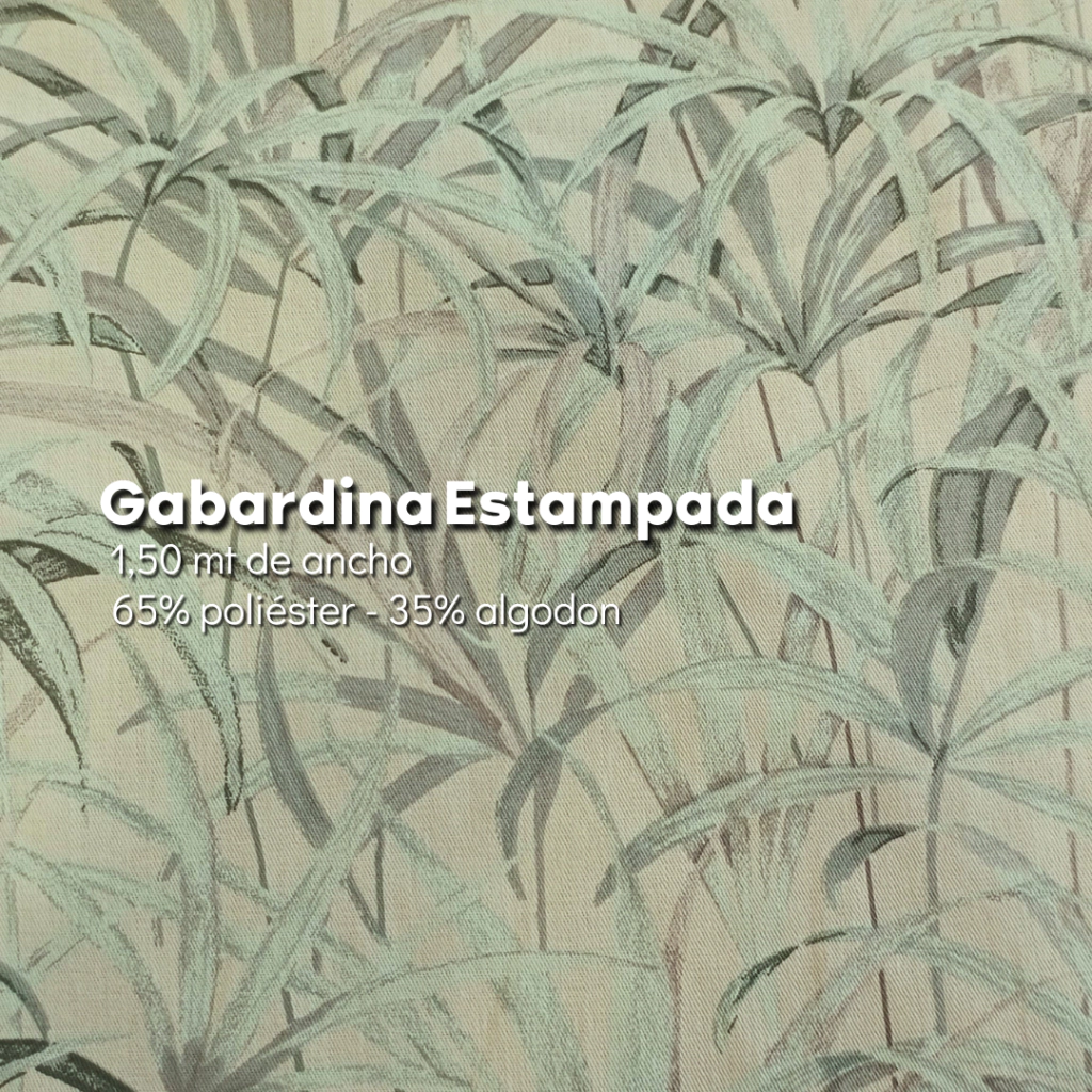 Gabardina Estampada