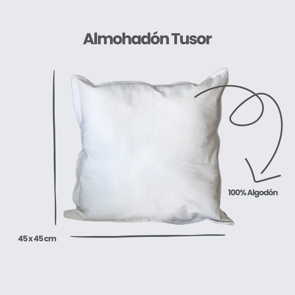 Almohadón tusor 45 x 45