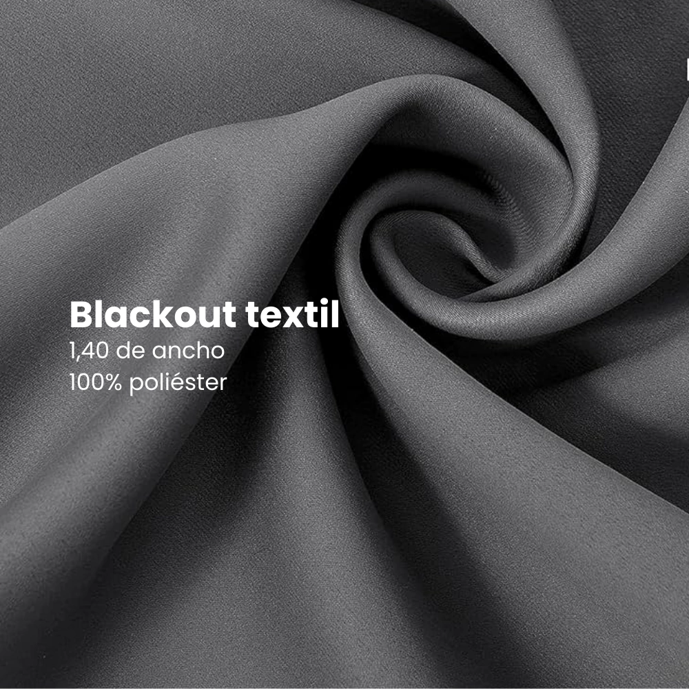 Blackout textil 1,40 Gris topo
