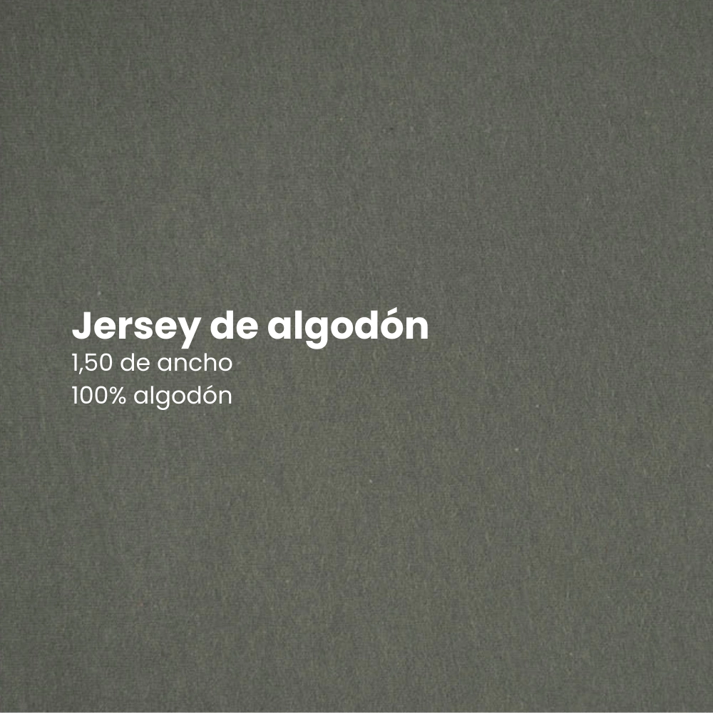 Jersey de algodón 1,50 Gris