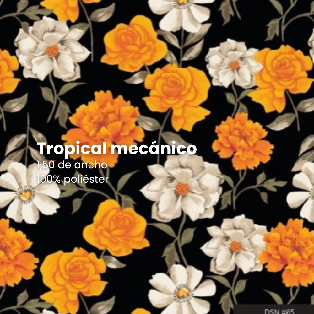 Tropical mecánico estampado 1,50