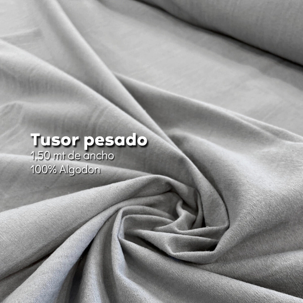 Tusor pesado 1,50 Gris