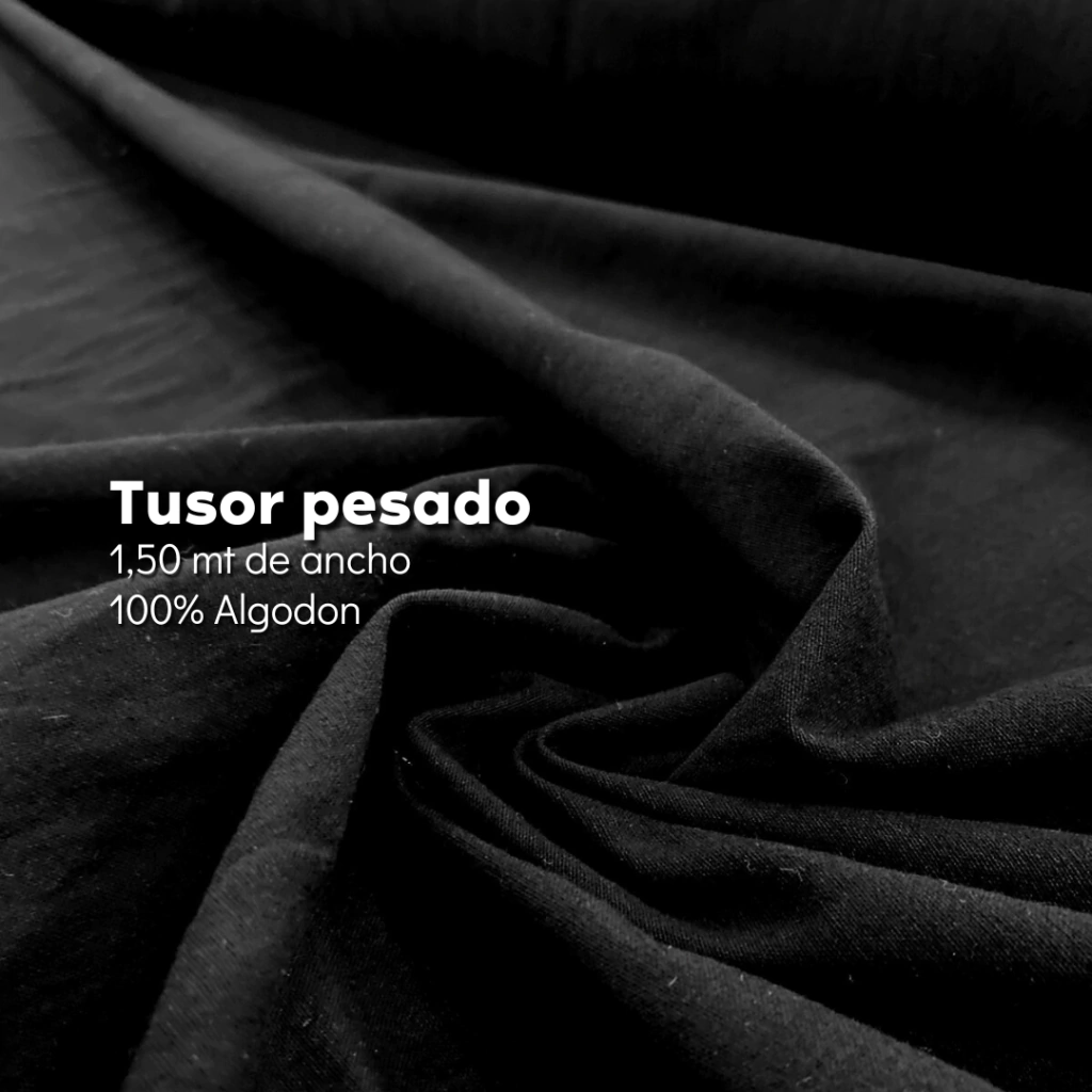 Tusor pesado 1,50 Negro