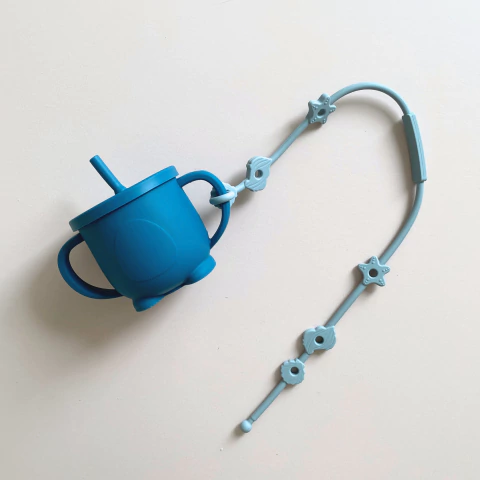 Tirita Sujetadora de silicona azul seco