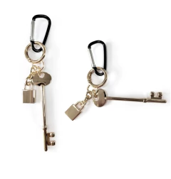 Chaveiro chave dourada