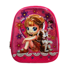 Mochila Rosa Infantil Princesas - comprar online