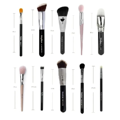 Kit com 10 Pincéis Ruby Rose Profissionais - comprar online