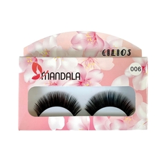 Kit 100 Par de Cílios Postiços Sintéticos Mandala 006 - Mega Maquiagem - Cosméticos p/ o Revendedor, Maquiador e Consumidor!