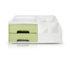 Organizador Multiuso Verde com 2 Gavetas Jacki Design - Verde