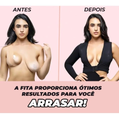 Sutiã Adesivo Fita Adesiva Levanta Seios Sutiã Invisível Push Up - comprar online