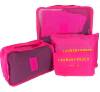 Kit 4 Necessaire Organizadora para Viagem Rosa