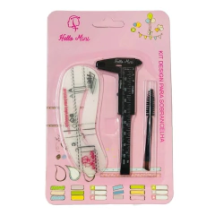 Kit Design para Sobrancelhas Olhar Perfeito Hello Mini