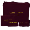 Kit 4 Necessaire Organizadora para Viagem Vinho