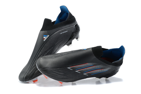 Chuteira Adidas de campo 11 X SPEEDFLOW sem cadarço - preto frança