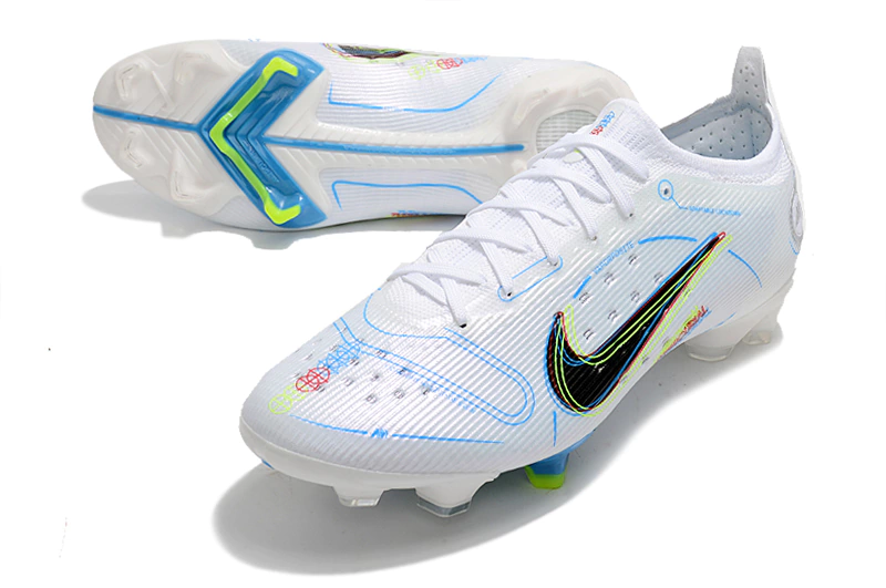 Chuteira de Campo 11 Nike Mercurial Vapor 14 Elite - Branca
