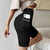 Shorts Legging cintura alta com bolso para celular na internet