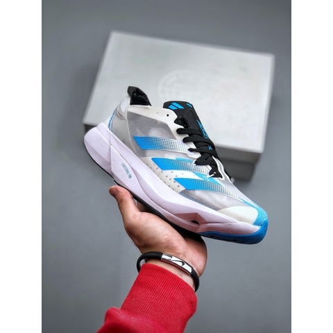 TÊNIS ADIDAS ADIZERO ADIOS PRO 3.0 - Branco com azul