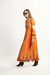 Image of VESTIDO LARGO LARROUDE NARANJA